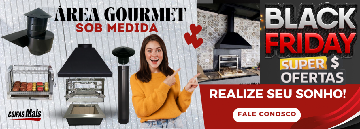 Coifas Mais - Área Gourmet